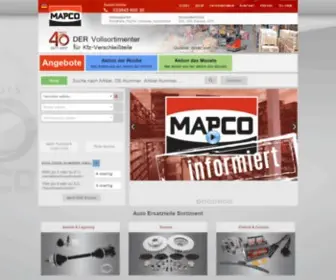Mapco.com(KFZ-Verschleißteile) Screenshot