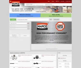 Mapco.es(Comprar piezas de coches en la mejor calidad en línea) Screenshot