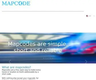 Mapcode.com(The Mapcode Foundation) Screenshot