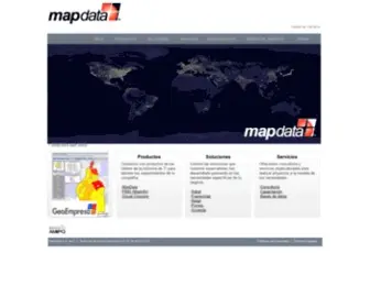 Mapdata.com.mx(Mapdata) Screenshot