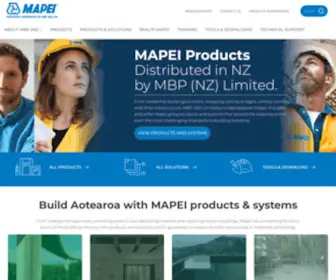 Mapei.co.nz(Mapei Products in NZ) Screenshot