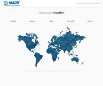 Mapei.com(Adhesives, sealants, chemical products for building) Screenshot