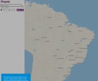 Mapeia.com.br(Cálculo de rotas com pedágio e combustível) Screenshot