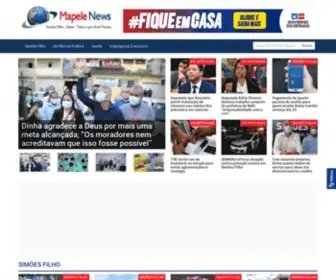 Mapelenews.com.br(Simões Filho Mapele News) Screenshot