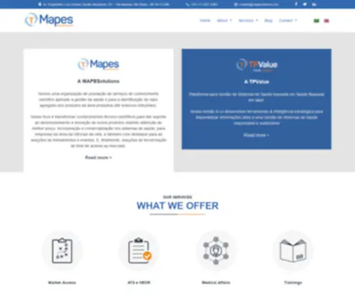 Mapesolutions.com(Mapes) Screenshot