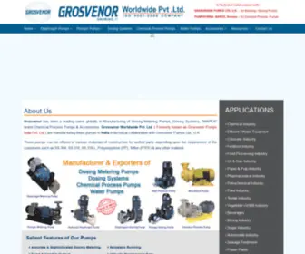 Mapex.com(Grosvenor INDIA Manufacture API 675 Dosing Metering Pumps) Screenshot