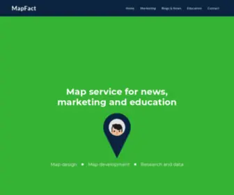 Mapfact.com(Map service for news) Screenshot