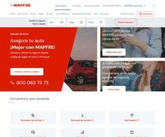 Mapfre.com.mx(Seguros MAPFRE) Screenshot