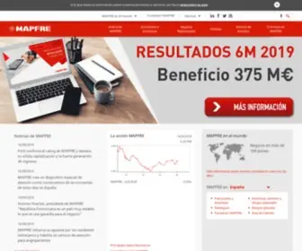 Mapfre.net(Grupo MAPFRE Corporativo) Screenshot