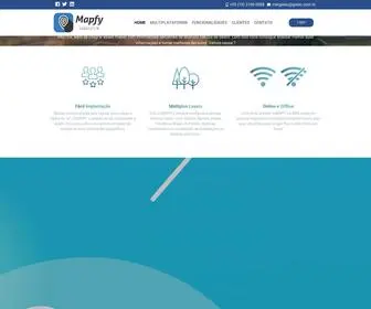 Mapfy.com.br(Geosystem) Screenshot