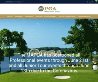 Mapga.com(Middle Atlantic PGA) Screenshot