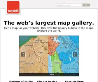 Maphill.com(Web’s Largest Map Gallery) Screenshot