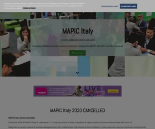 Mapic-Italy.it(MAPIC Italy) Screenshot