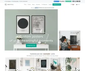 Mapiful.com(Design Your Own Custom Maps and Posters) Screenshot