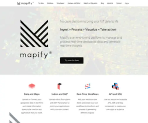 Mapify.ai(Location Intelligence Platform) Screenshot