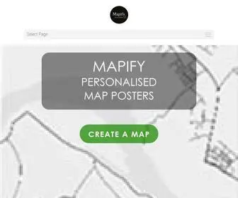 Mapify.cc(Personalised map posters) Screenshot