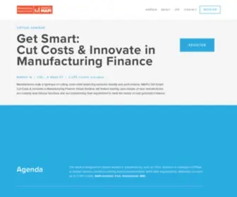 Mapimanufacturingfinance.com(Get Smart) Screenshot