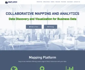Maplarge.com(Interactive Maps) Screenshot