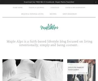 Maplealps.com(Maple Alps) Screenshot
