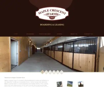 Maplecrescentfarm.com(Maplecrescentfarm) Screenshot