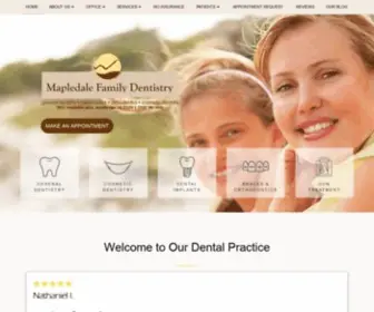 Mapledaledentistry.com(Dentist In Woodbridge) Screenshot