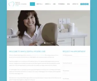 Mapledentalhygienecare.com(Our Maple Dental Hygiene Care Vaughan center) Screenshot