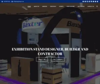 Mapleexpo.com(Exhibition Stand Contractors) Screenshot