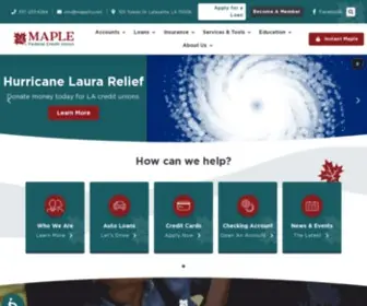 Maplefcu.net(Maple fcu's mission) Screenshot