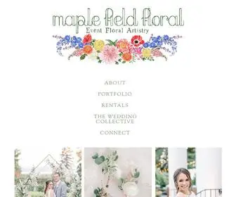 Maplefieldfloral.com(Maple Field Floral) Screenshot