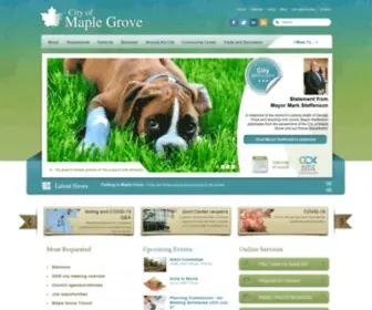 Maplegrovemn.gov(Maple Grove) Screenshot