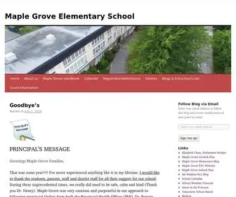 Maplegroveschool.net(Maple Grove Elementary School) Screenshot