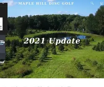 MaplehilldiscGolf.com(MAPLE HILL DISC GOLF) Screenshot