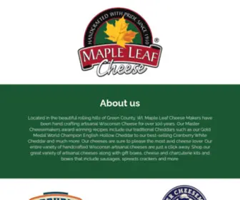 Mapleleafcheese.com(Mapleleaf Cheese) Screenshot