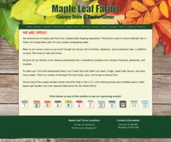 Mapleleaffarmnj.com(Maple Leaf Farm NJ) Screenshot