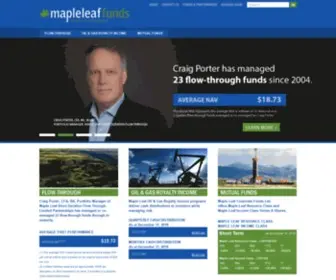 Mapleleaffunds.ca(Maple Leaf Funds) Screenshot