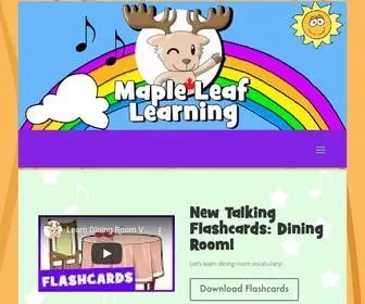 Mapleleaflearning.com(Maple Leaf Learning) Screenshot