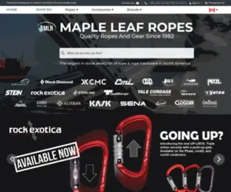 Mapleleafropes.com(Lowest Rope Prices in Canada) Screenshot