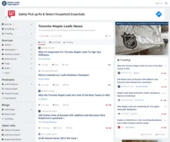 Mapleleafsaggr.com(Toronto Maple Leafs News) Screenshot