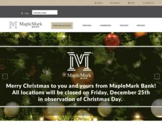 Maplemarkbank.com(MapleMark Bank) Screenshot