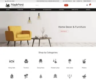Maplenest.com(Online Store for Furniture) Screenshot