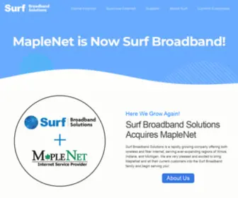 Maplenet.net(Internet) Screenshot