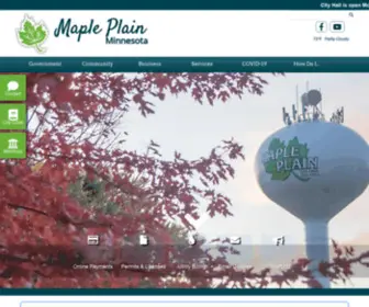 Mapleplain.com(The Official Website of Maple Plain Minnesota) Screenshot