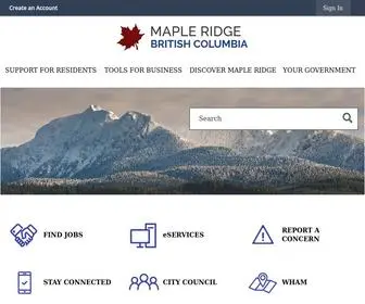 Mapleridge.ca(Maple Ridge) Screenshot