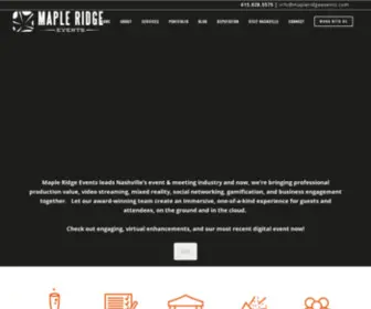 Mapleridgeevents.com(Maple Ridge Events) Screenshot