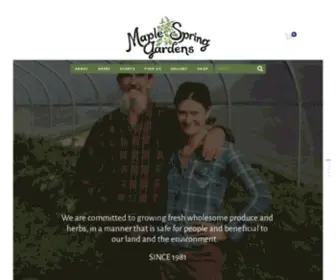 Maplespringgardens.com(Maplespringgardens) Screenshot