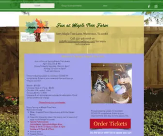 Mapletreefarmva.com(Maple Tree Christmas Warrenton Va) Screenshot