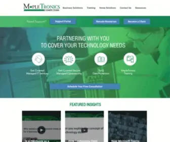 Mapletronics.com(Mapletronics) Screenshot