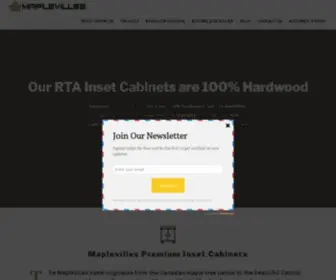 Maplevillescabinetry.com(Maplevilles Cabinetry) Screenshot