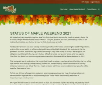 Mapleweekend.com(Maple Weekend) Screenshot