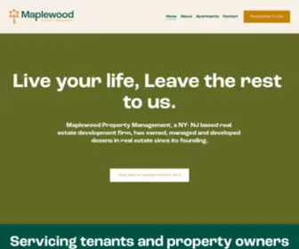 Maplewoodmanagement.com(Maplewood) Screenshot